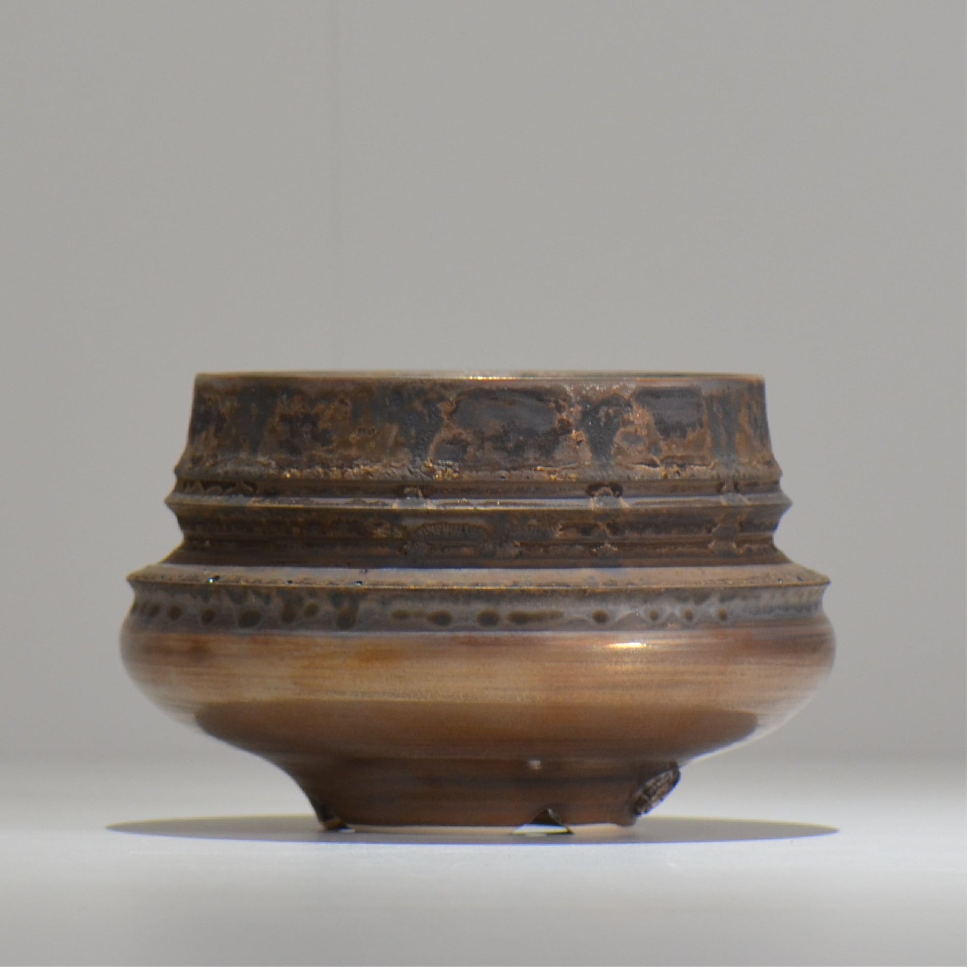 陶房Kibi / スムースエッジ /tk_jb01_m  / 約 φ12.5cm / 植木鉢