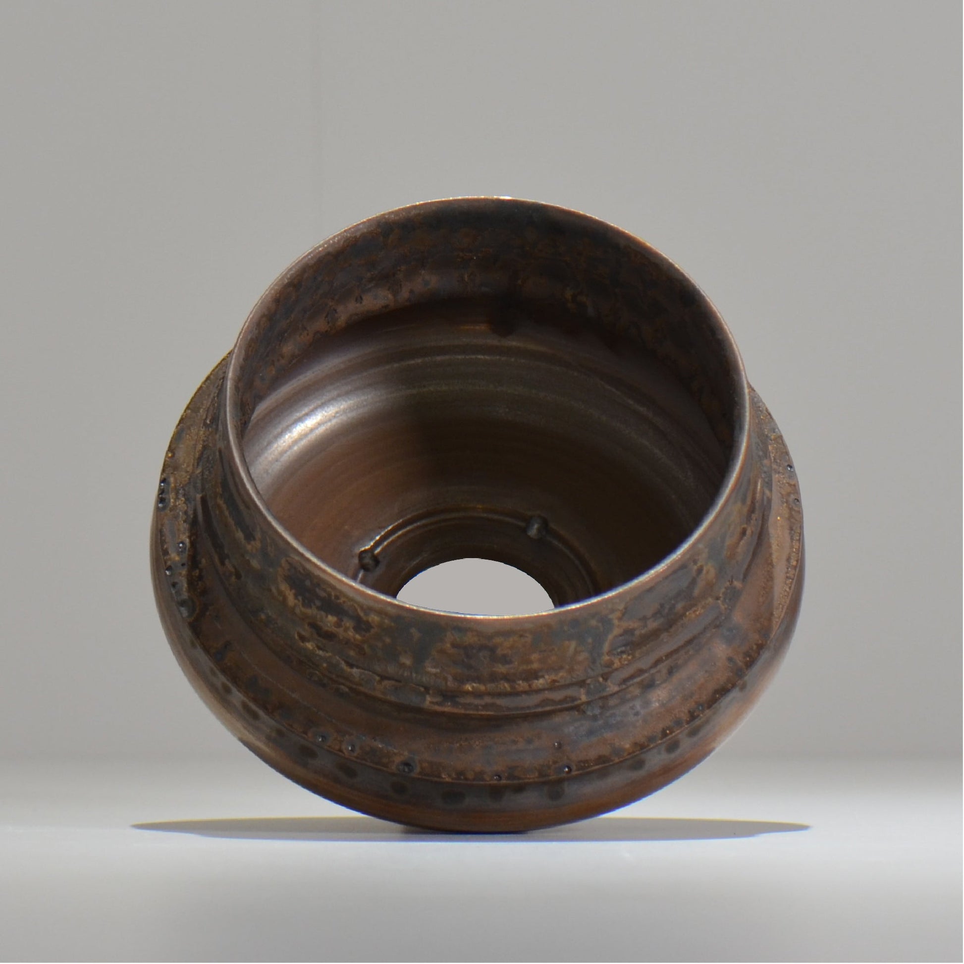 陶房Kibi / スムースエッジ /tk_jb01_m  / 約 φ12.5cm / 植木鉢