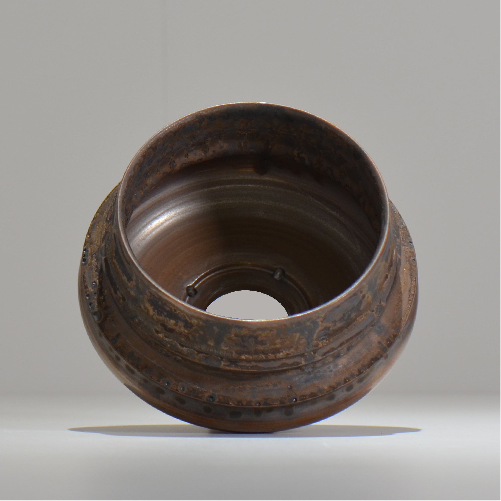 陶房Kibi / スムースエッジ /tk_jb01_m  / 約 φ12.5cm / 植木鉢
