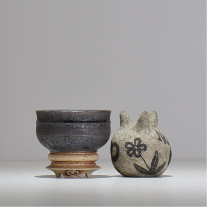 陶房Kibi / ライツ / S / 約 φ9cm / 植木鉢