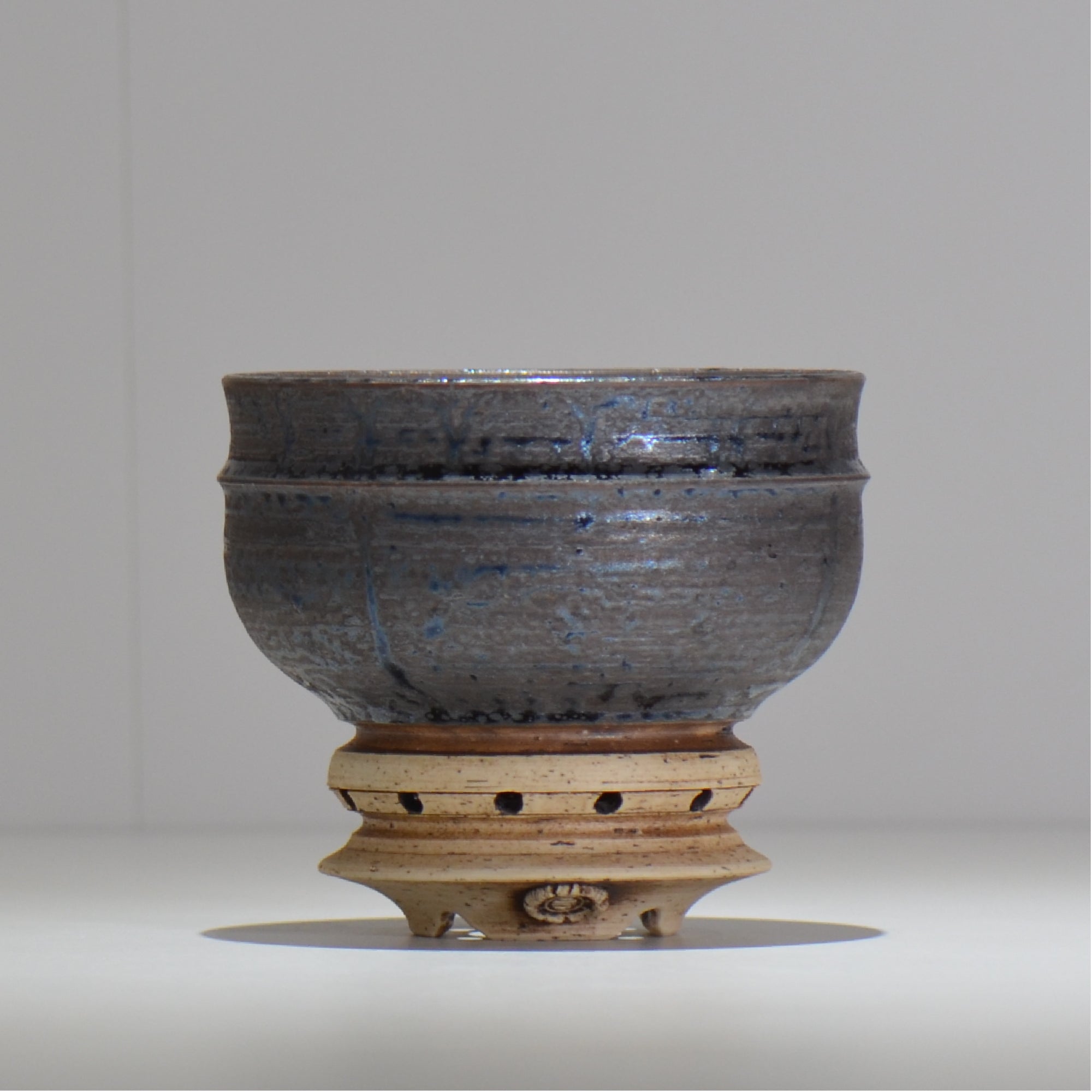 塊根植物 約15cm 茶色の陶器鉢 塊根植物・観葉植物の植木鉢専門店 「HACHILABO - ハチラボ- 」