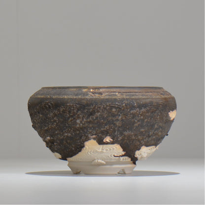 陶房Kibi / ツートン/tk_tw01_m  / 約 φ12.7cm / 植木鉢