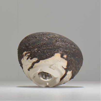 陶房Kibi / ツートン/tk_tw01_m  / 約 φ12.7cm / 植木鉢