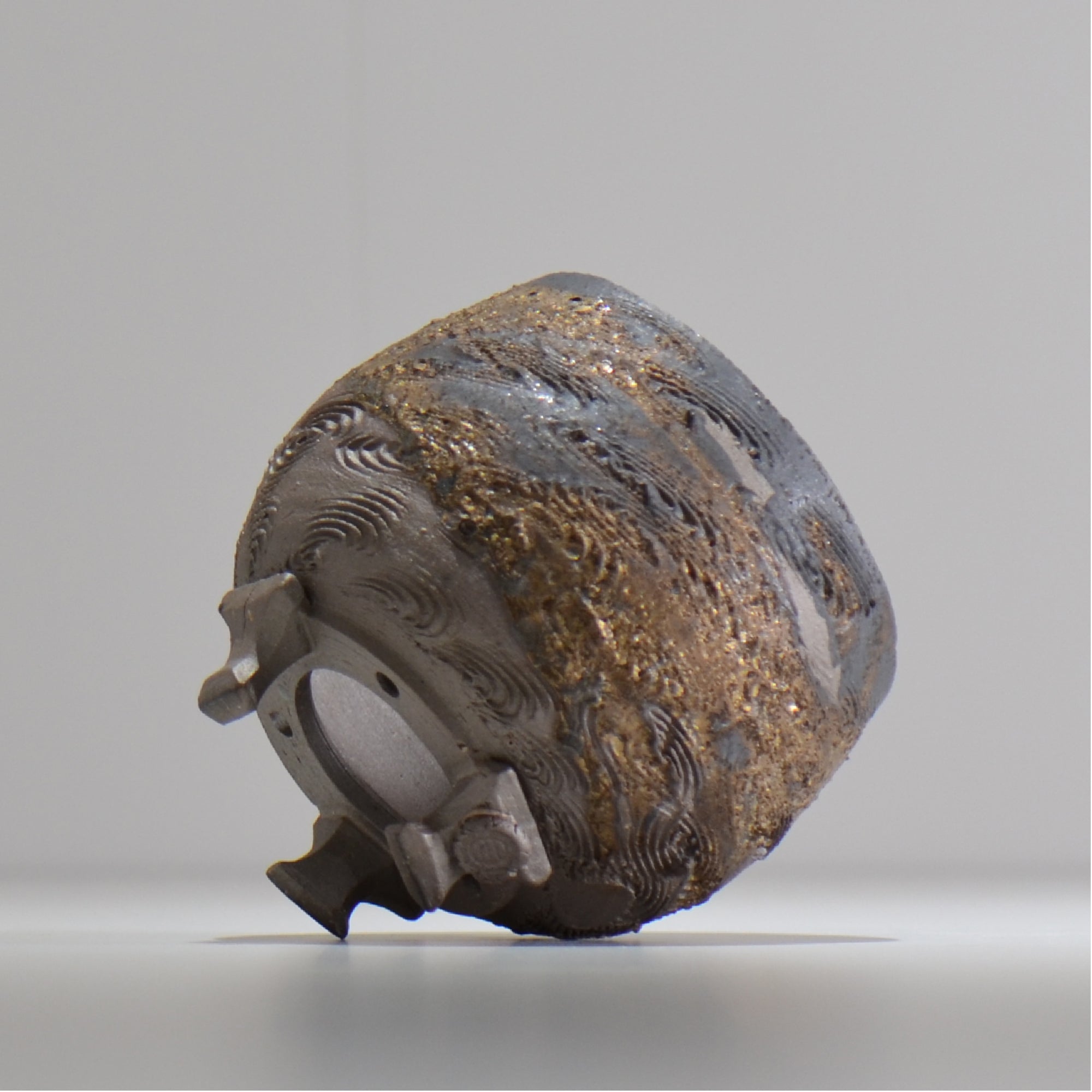 陶房Kibi / 金泥 / tkki_01_s  / 約 φ9.6cm / 植木鉢