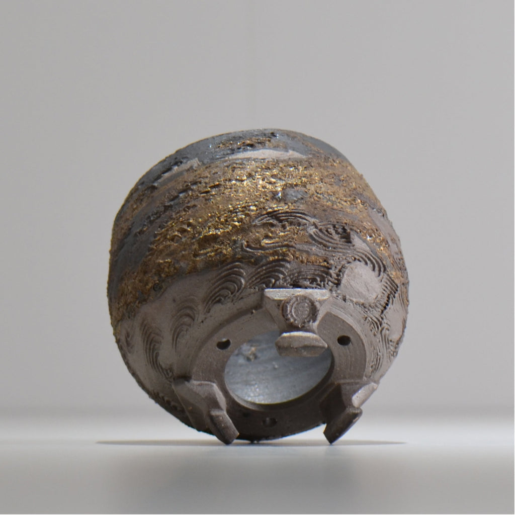 陶房Kibi / 金泥 / tkki_01_s  / 約 φ9.6cm / 植木鉢