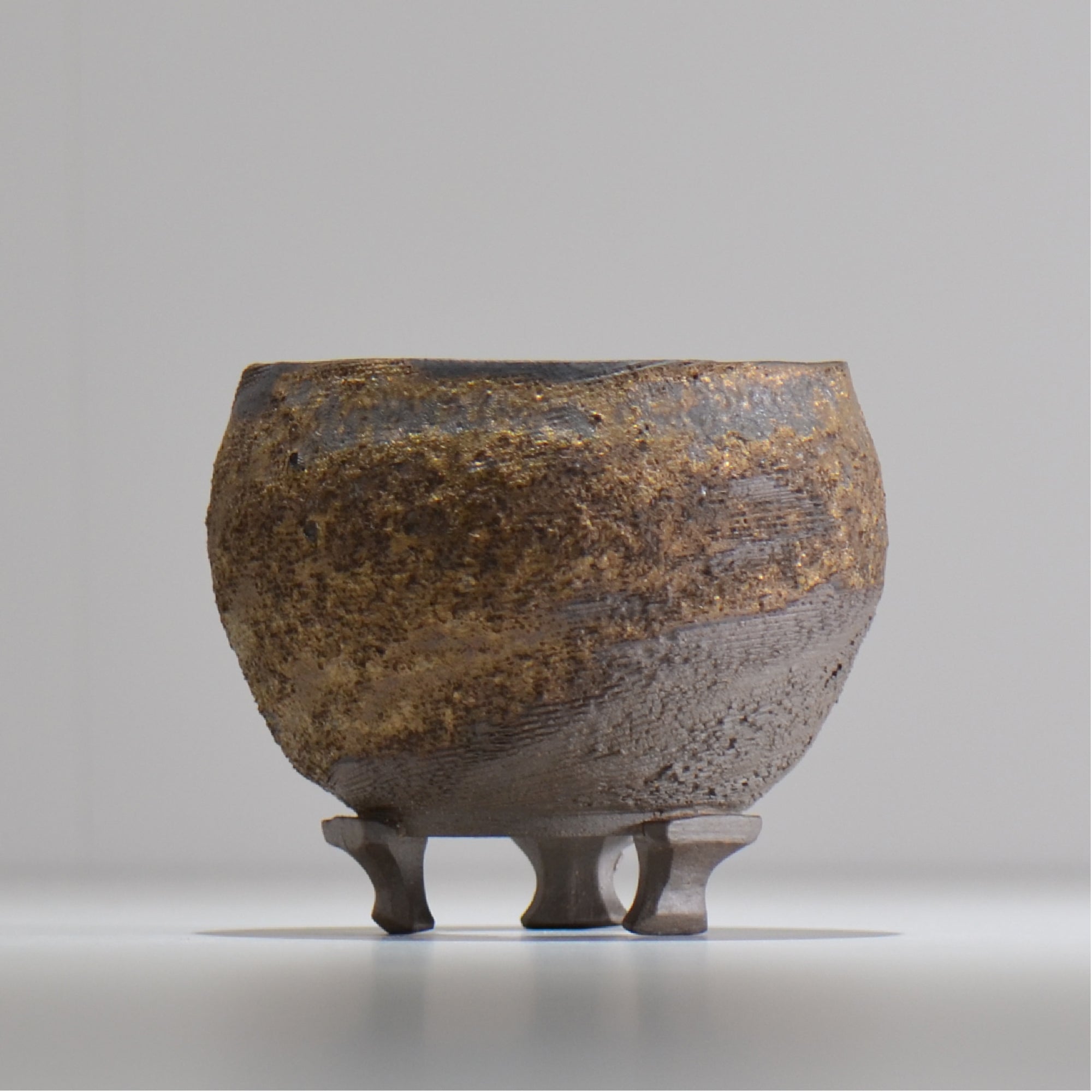 陶房Kibi / 金泥 / tkki_02_s  / 約 φ10.5cm / 植木鉢