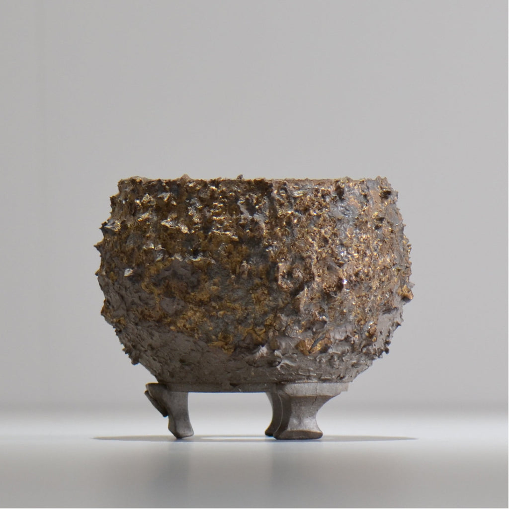 陶房Kibi / 金泥 / tkki_04_s  / 約 φ9.5cm / 植木鉢