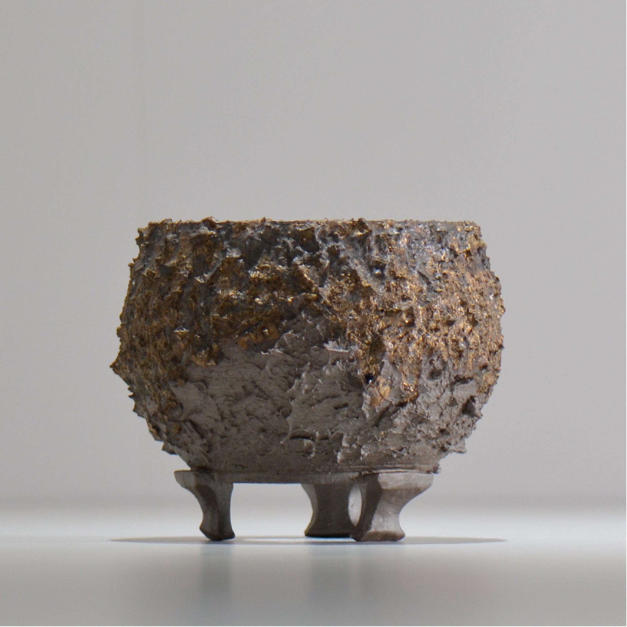 陶房Kibi / 金泥 / tkki_04_s  / 約 φ9.5cm / 植木鉢