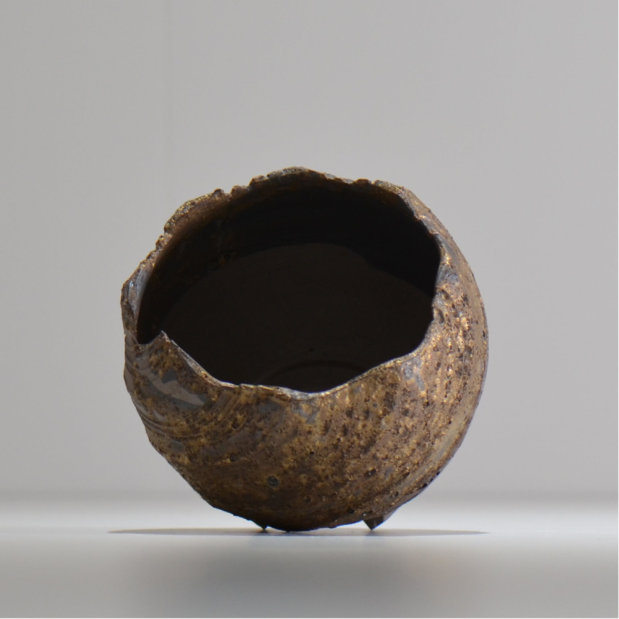 陶房Kibi / 金泥 / tkki_05_s  / 約 φ9.5cm / 植木鉢