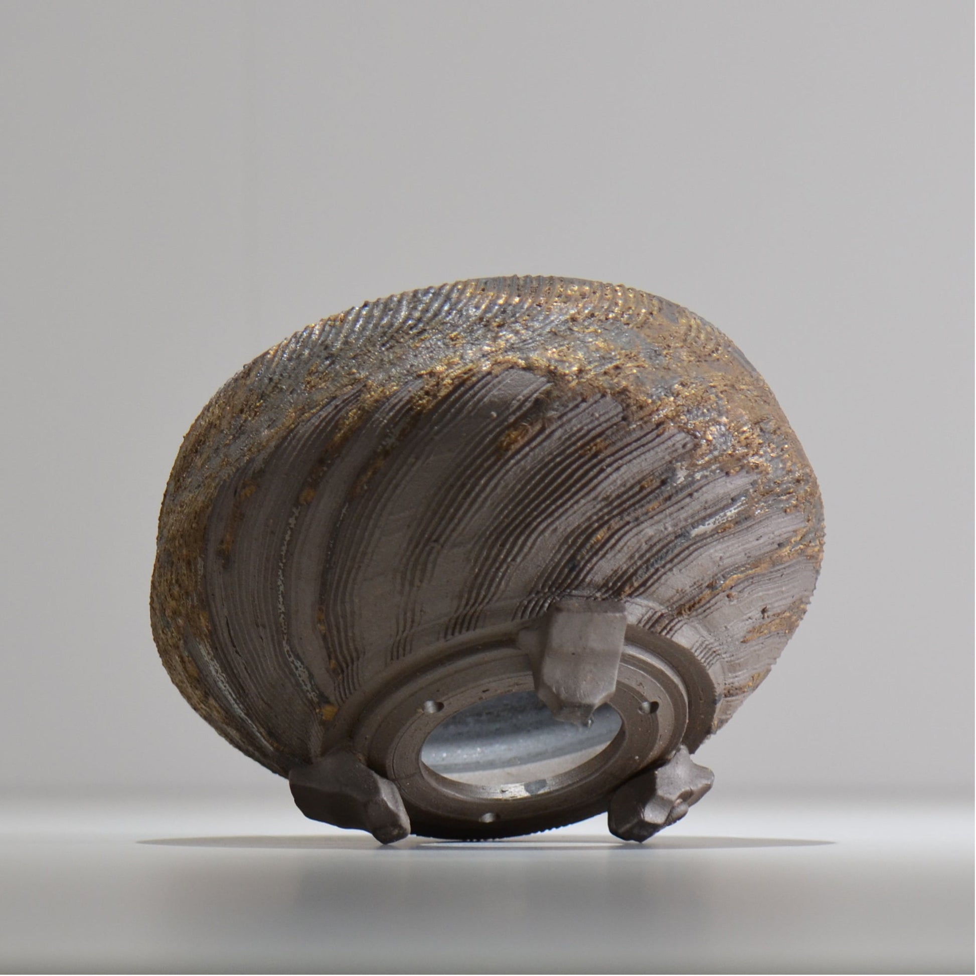 陶房Kibi / 金泥 / tkki_06_m  / 約 φ14cm / 植木鉢