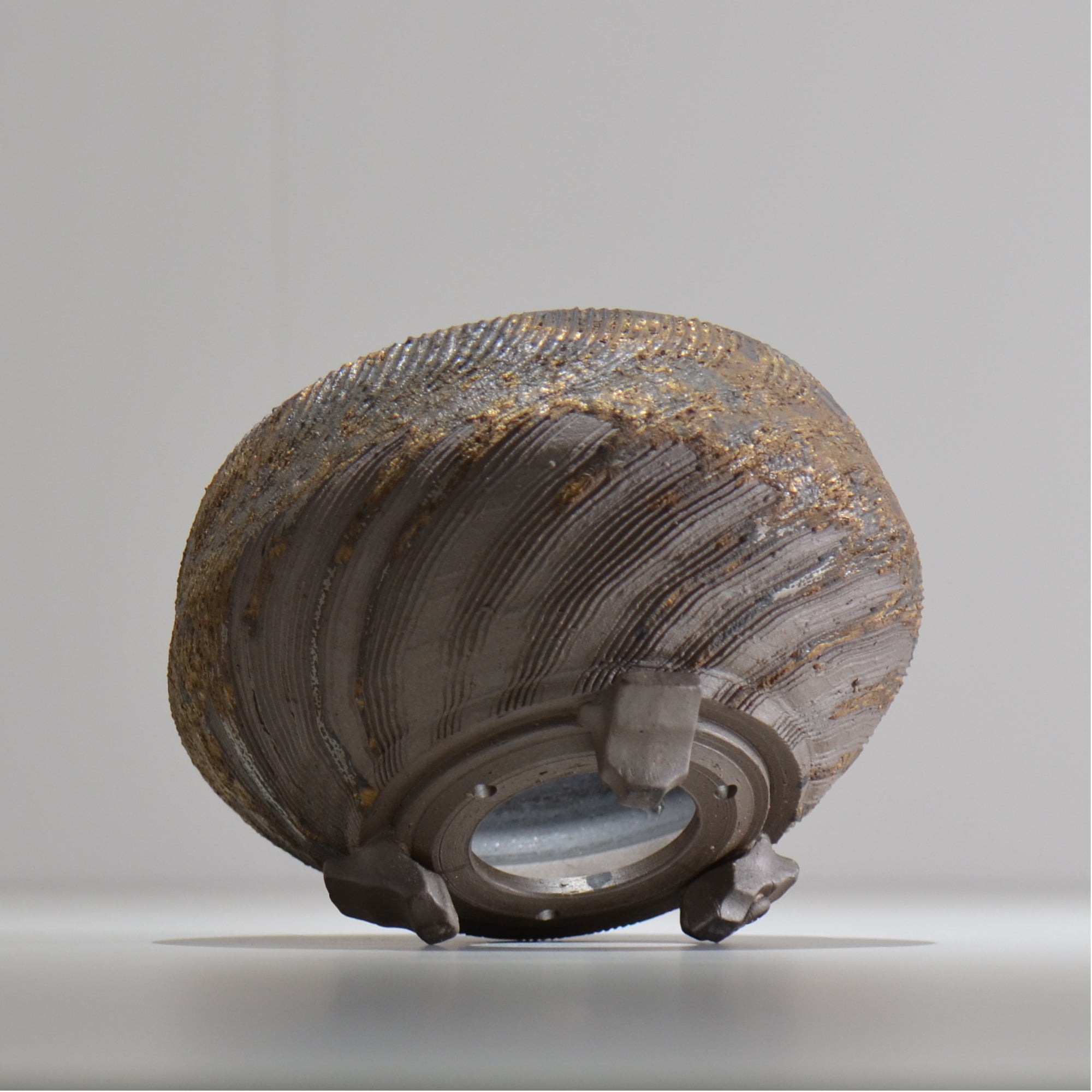 陶房Kibi / 金泥 / tkki_06_m  / 約 φ14cm / 植木鉢