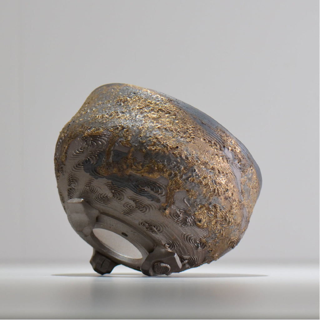 陶房Kibi / 金泥 / tkki_09_l  / 約 φ15.3cm / 植木鉢