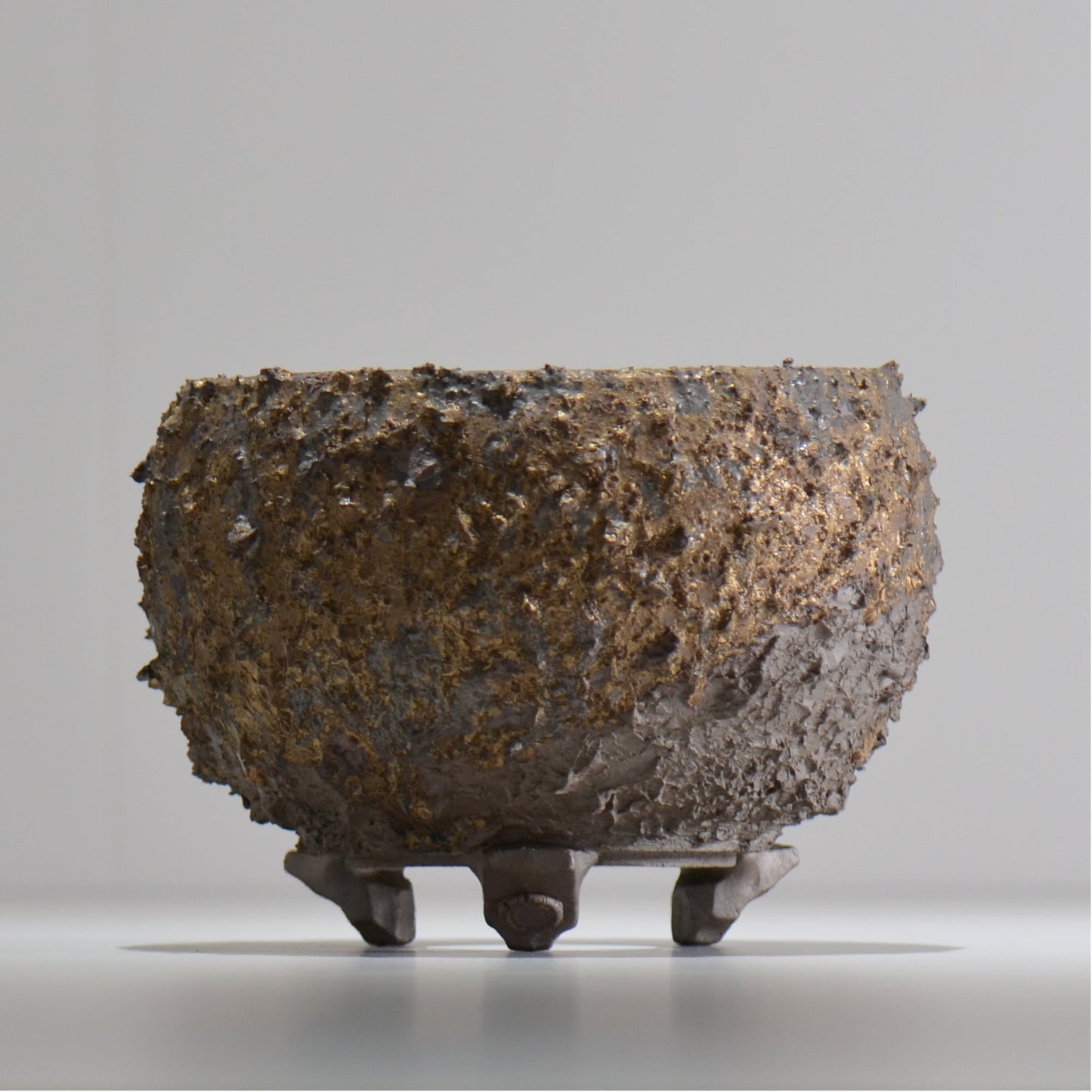 陶房Kibi / 金泥 / tkki_11_m  / 約 φ14.5cm / 植木鉢