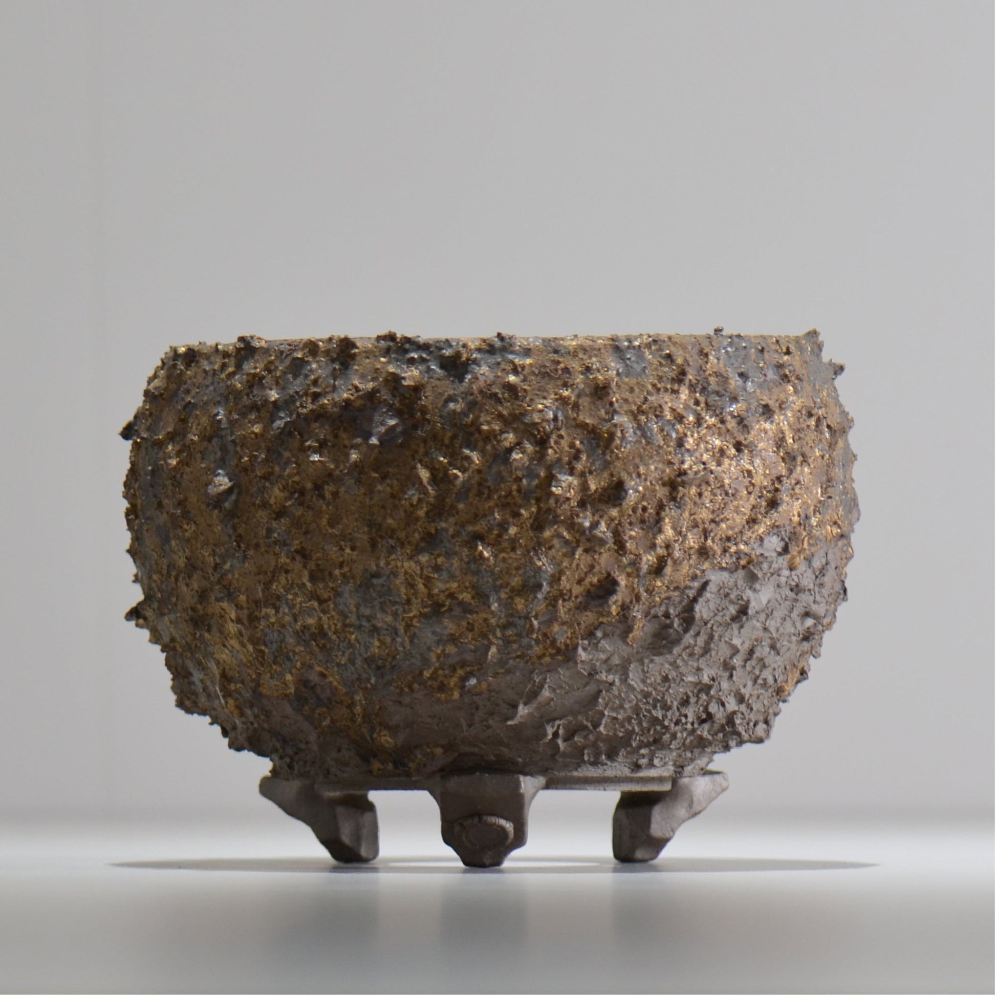 陶房Kibi / 金泥 / tkki_11_m  / 約 φ14.5cm / 植木鉢