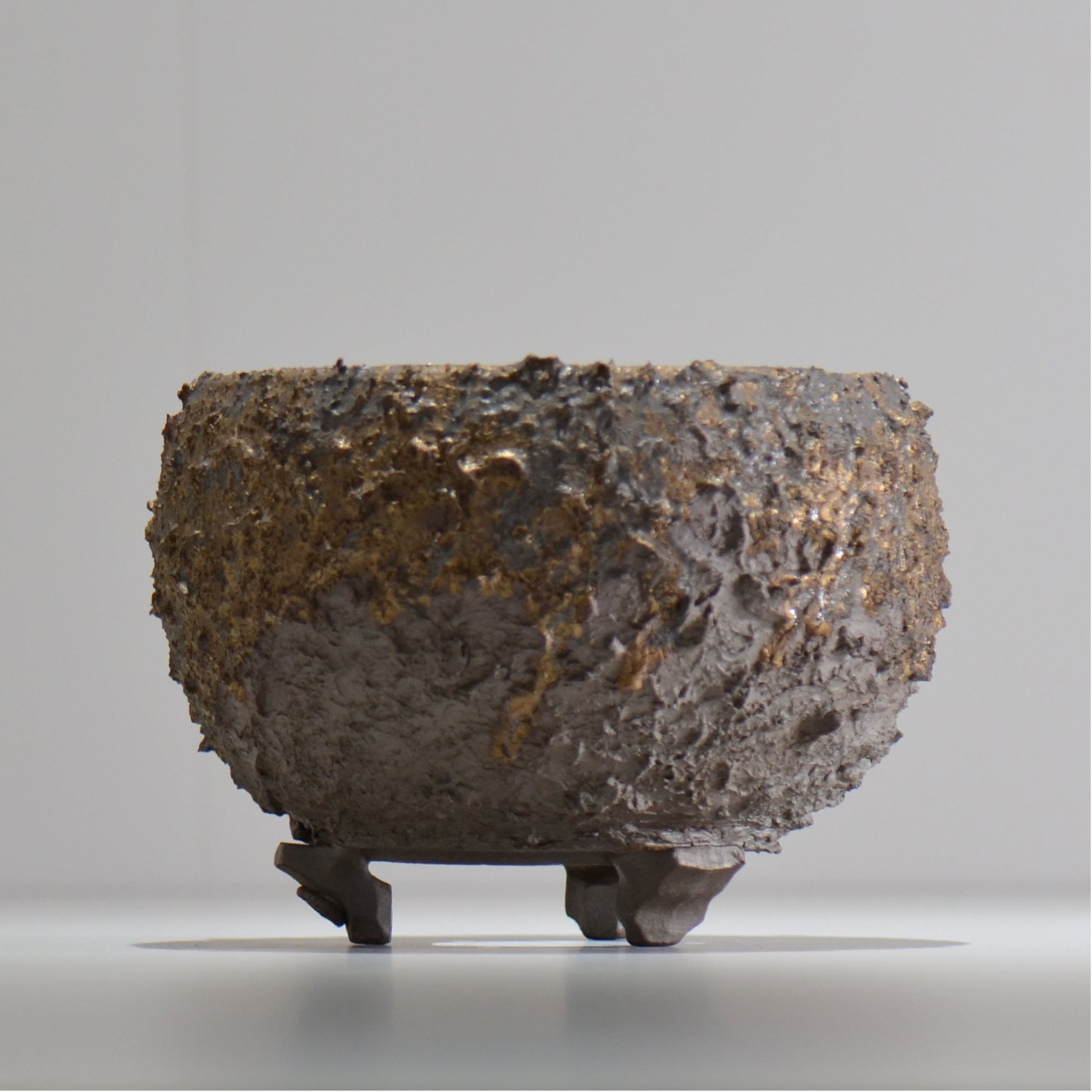 陶房Kibi / 金泥 / tkki_11_m  / 約 φ14.5cm / 植木鉢