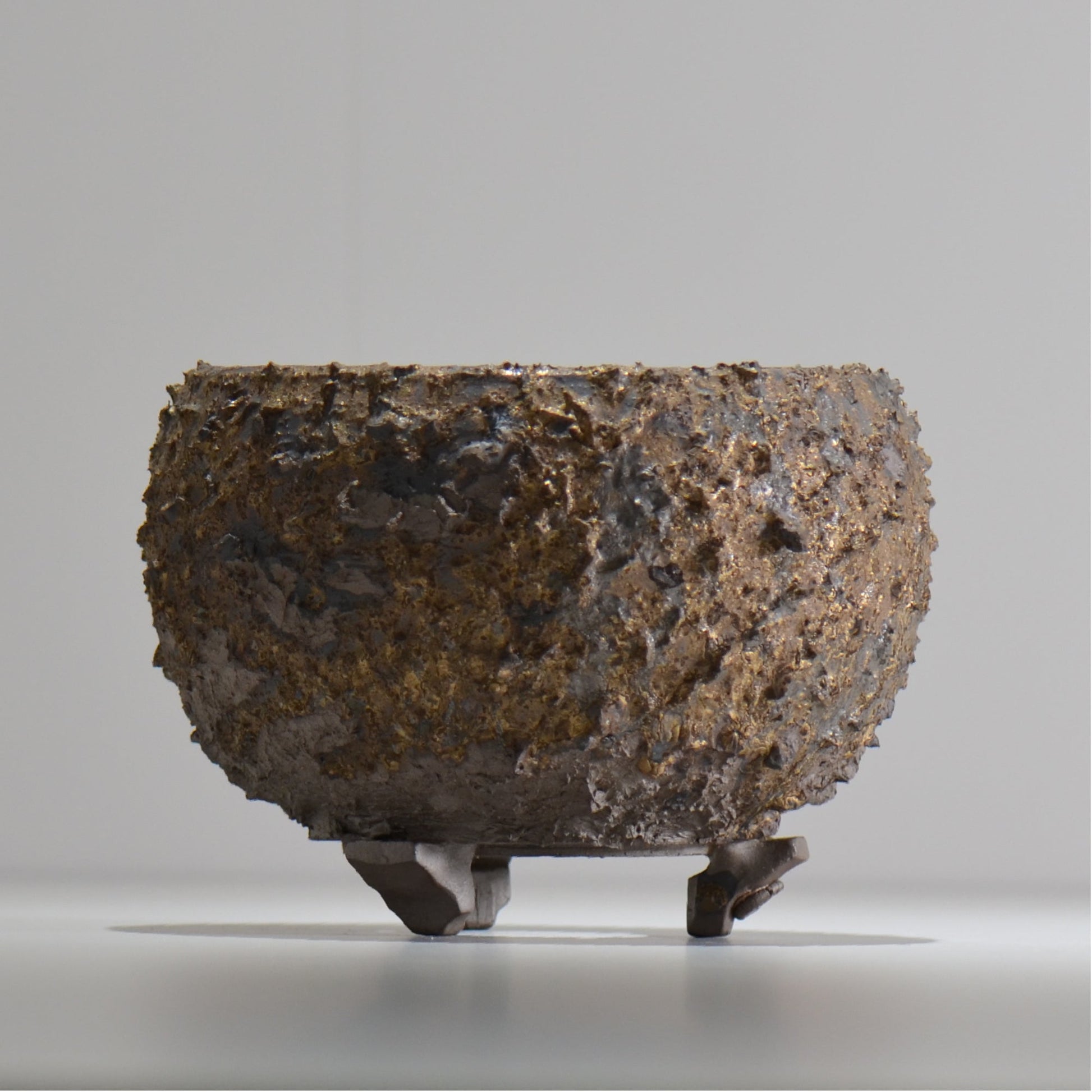 陶房Kibi / 金泥 / tkki_11_m  / 約 φ14.5cm / 植木鉢