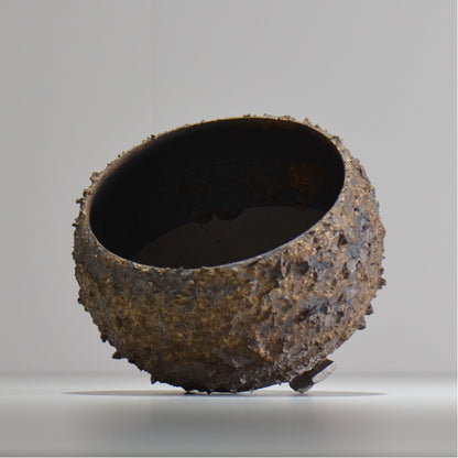 陶房Kibi / 金泥 / tkki_11_m  / 約 φ14.5cm / 植木鉢