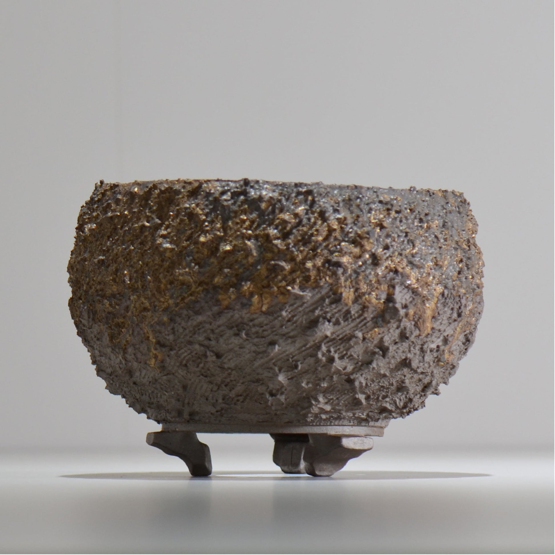 陶房Kibi / 金泥 / tkki_12_m  / 約 φ15cm / 植木鉢