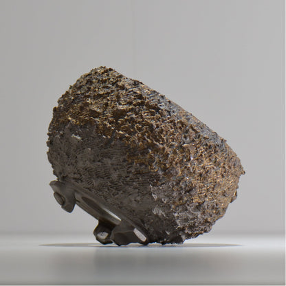 陶房Kibi / 金泥 / tkki_12_m  / 約 φ15cm / 植木鉢