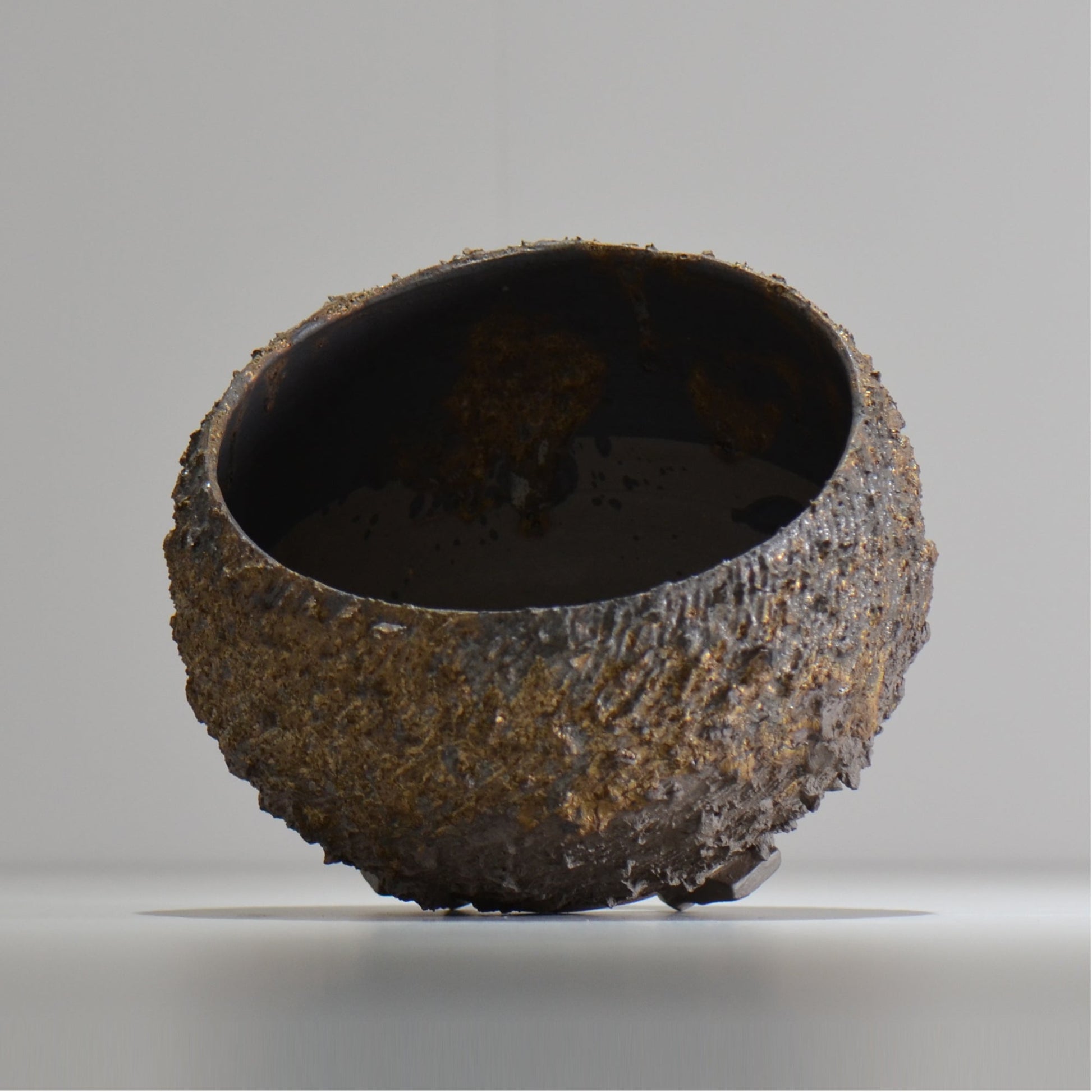 陶房Kibi / 金泥 / tkki_12_m  / 約 φ15cm / 植木鉢