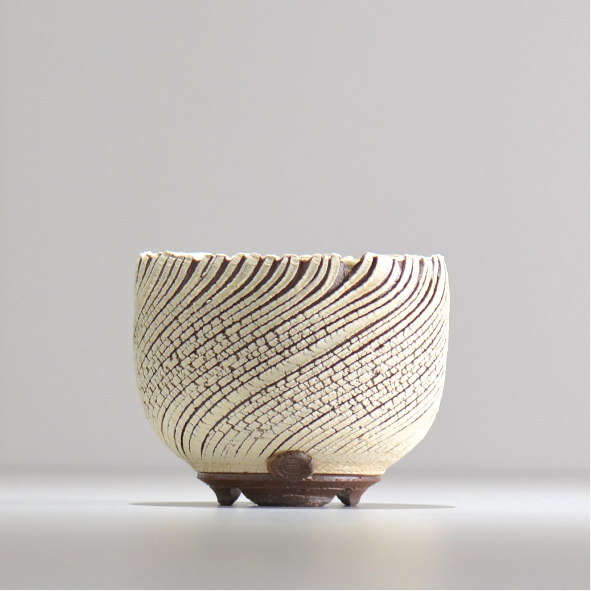 陶房Kibi / シュレッド/tksh_01_s  / 約 φ9.5cm / 植木鉢
