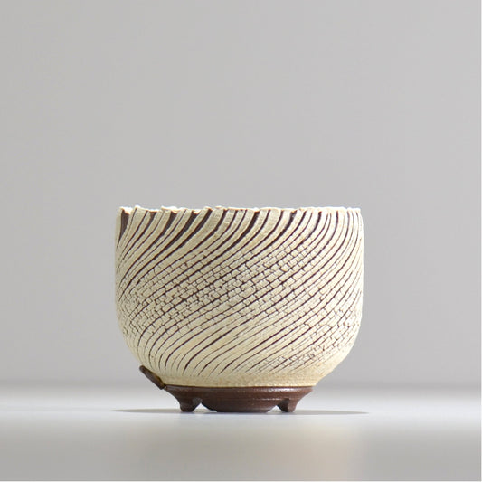 陶房Kibi / シュレッド/tksh_01_s  / 約 φ9.5cm / 植木鉢