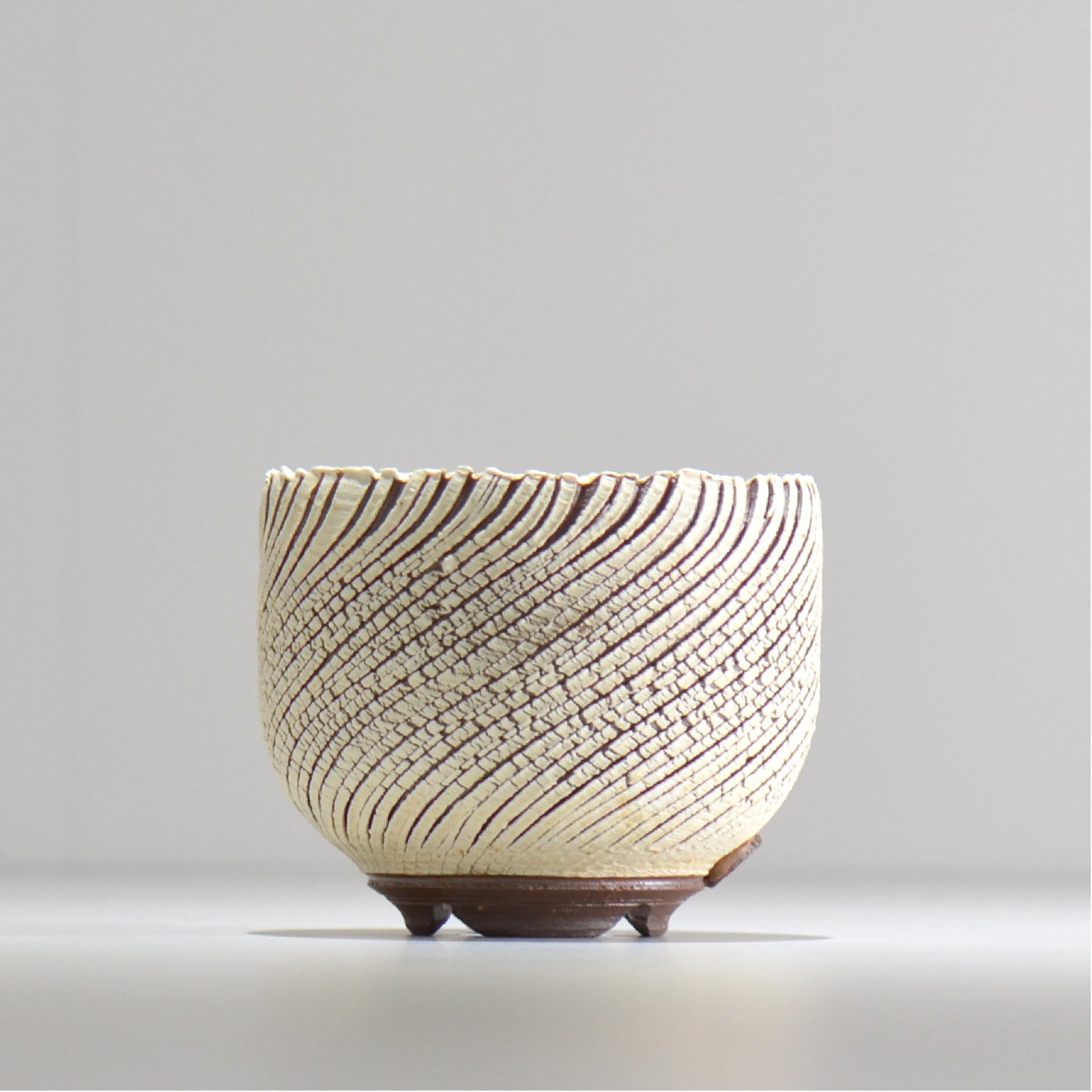 陶房Kibi / シュレッド/tksh_01_s  / 約 φ9.5cm / 植木鉢