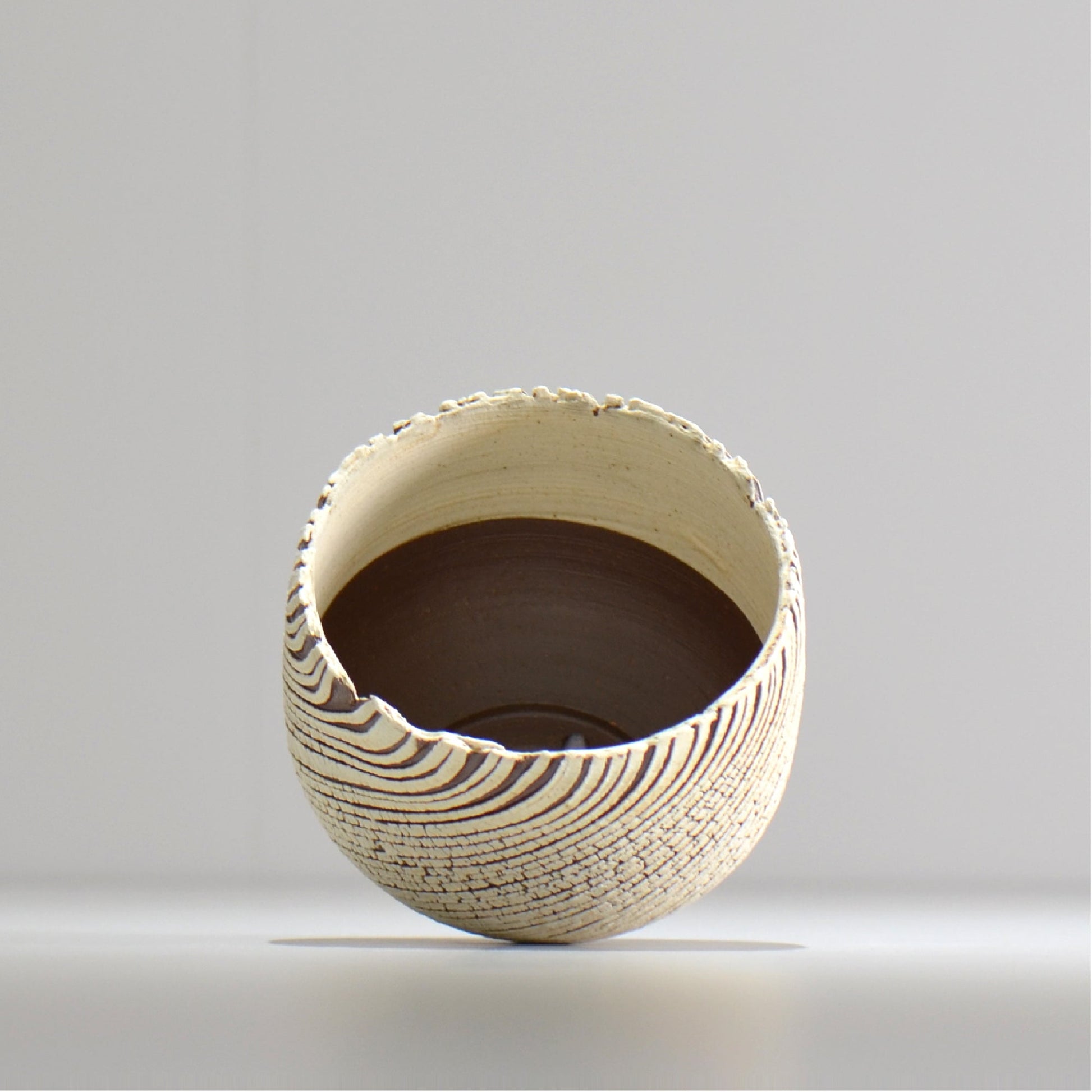陶房Kibi / シュレッド/tksh_01_s  / 約 φ9.5cm / 植木鉢