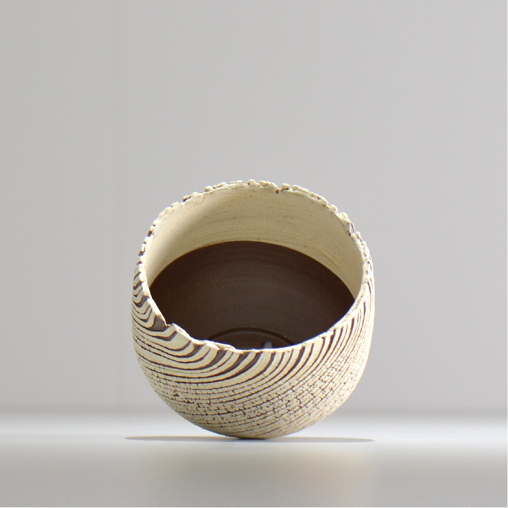陶房Kibi / シュレッド/tksh_01_s  / 約 φ9.5cm / 植木鉢