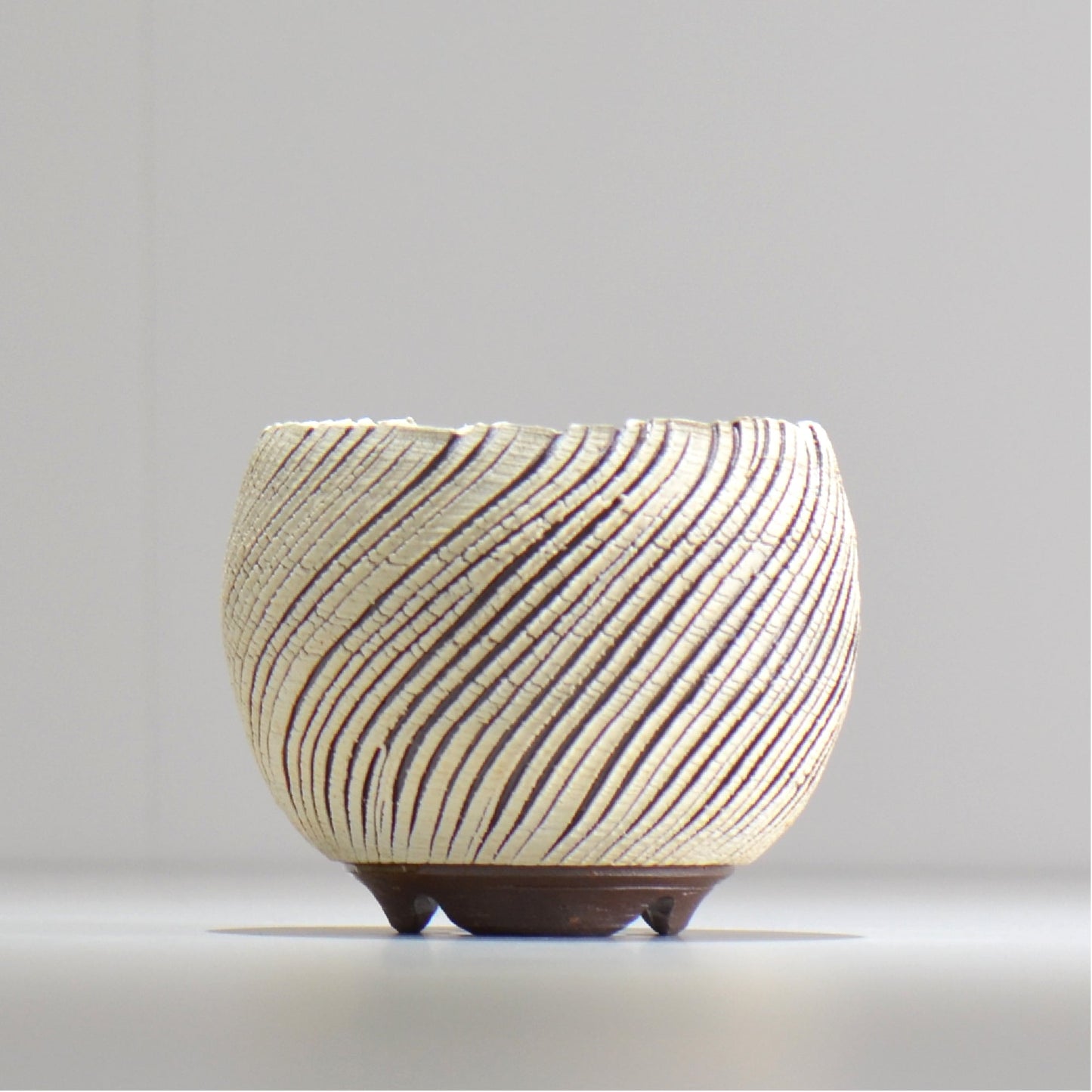 陶房Kibi / シュレッド/tksh_02_s  / 約 φ9.3cm / 植木鉢