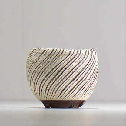 陶房Kibi / シュレッド/tksh_02_s  / 約 φ9.3cm / 植木鉢