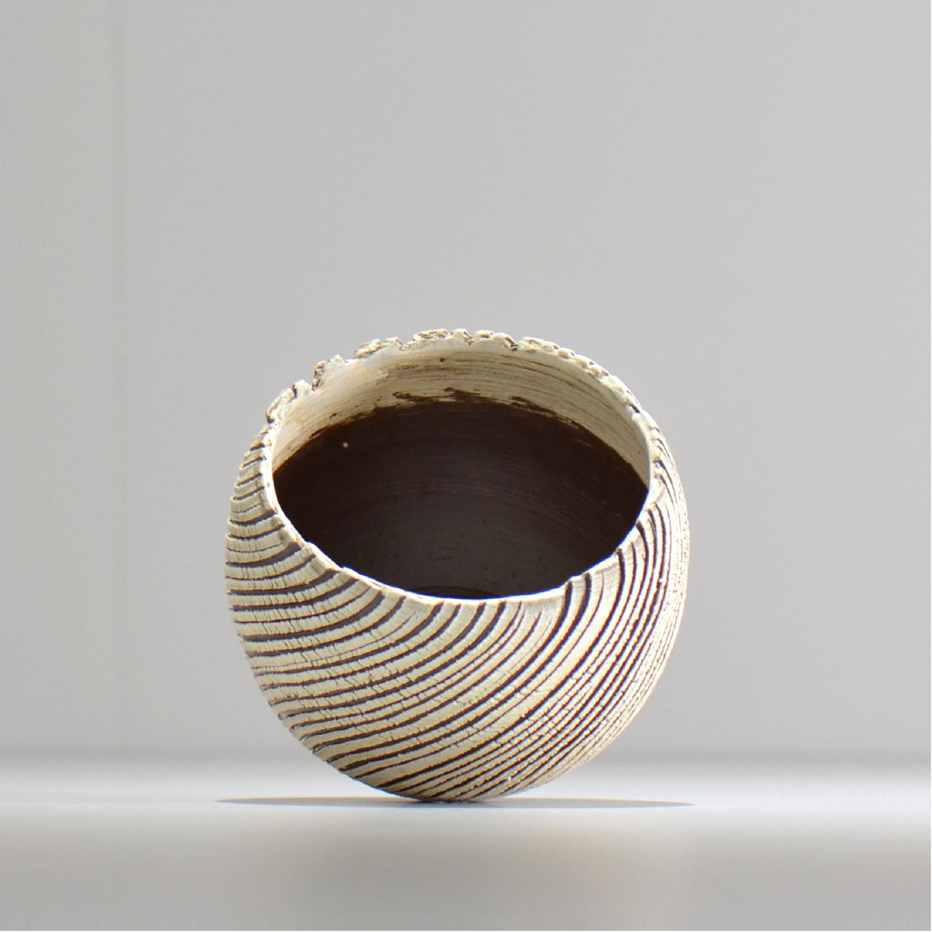 陶房Kibi / シュレッド/tksh_02_s  / 約 φ9.3cm / 植木鉢