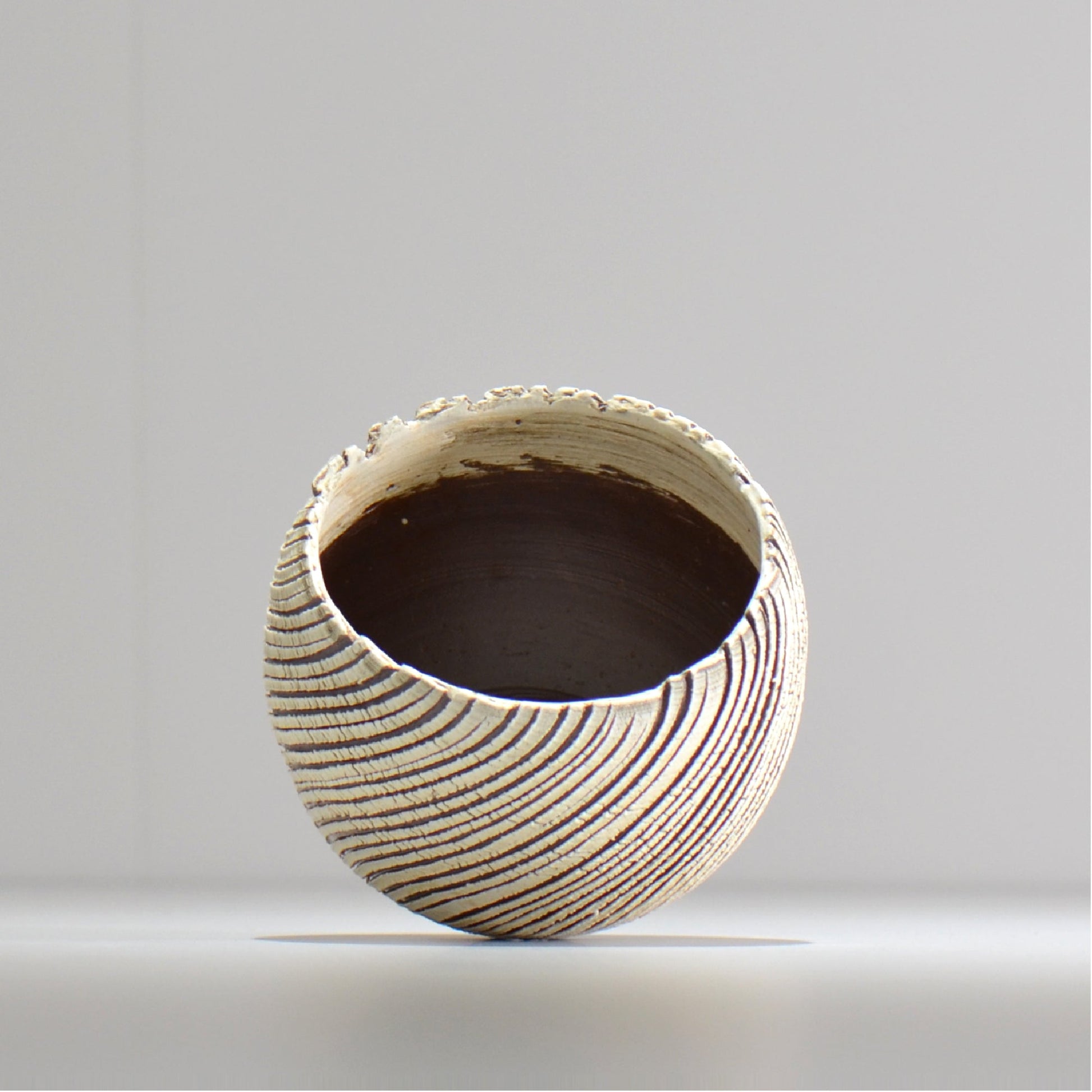 陶房Kibi / シュレッド/tksh_02_s  / 約 φ9.3cm / 植木鉢