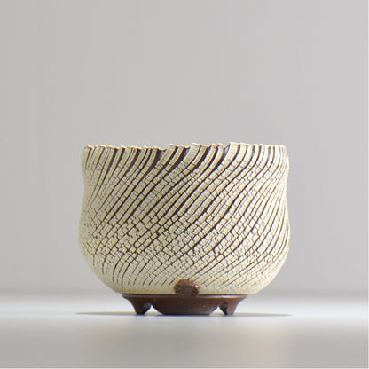 陶房Kibi / シュレッド/tksh_03_s  / 約 φ10.2cm / 植木鉢