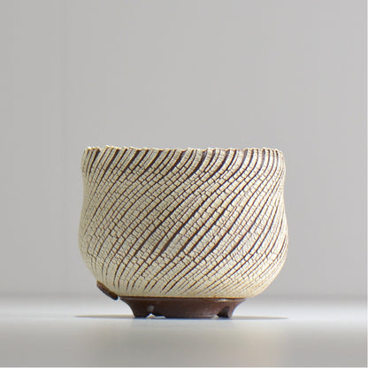 陶房Kibi / シュレッド/tksh_03_s  / 約 φ10.2cm / 植木鉢