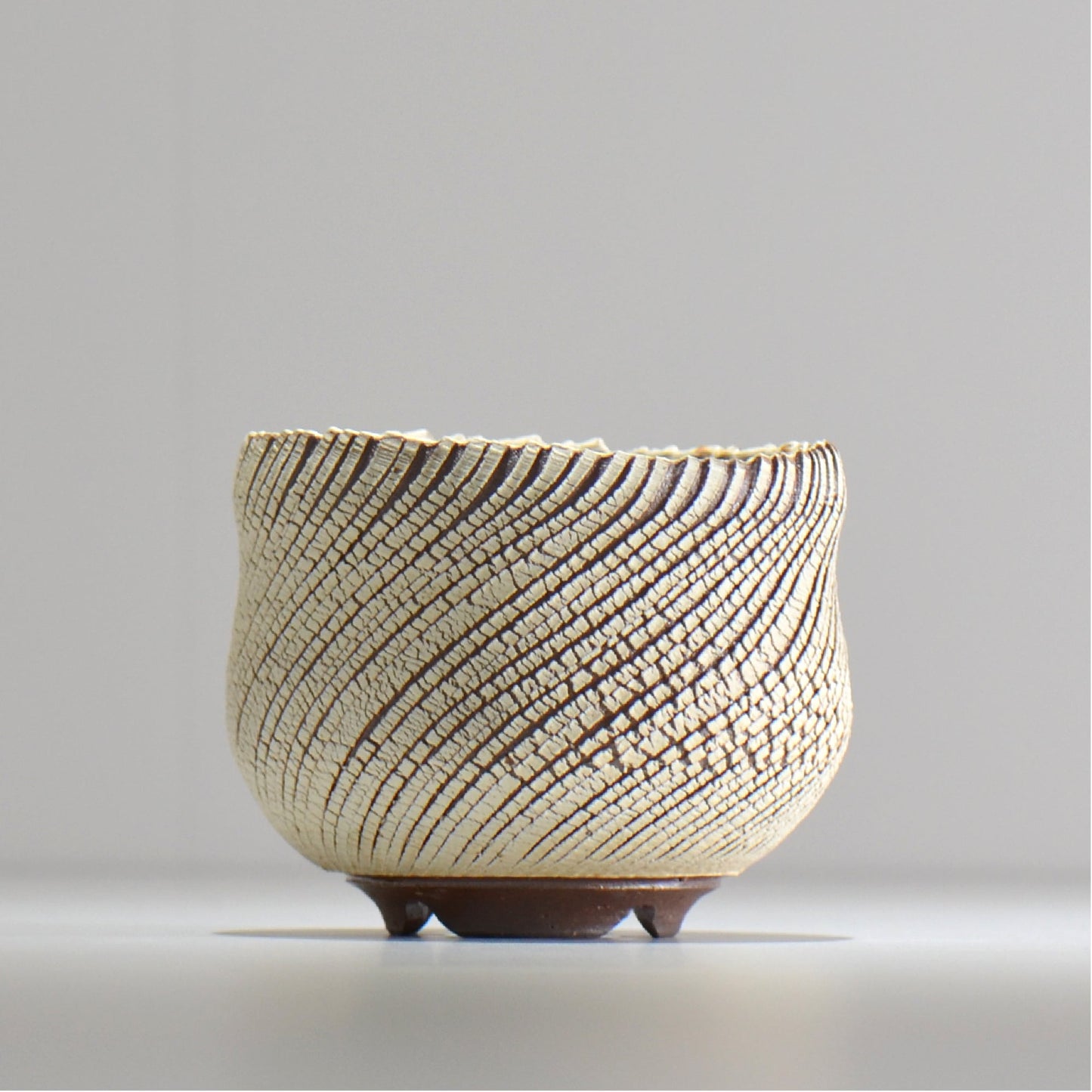 陶房Kibi / シュレッド/tksh_03_s  / 約 φ10.2cm / 植木鉢