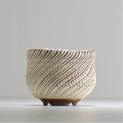 陶房Kibi / シュレッド/tksh_03_s  / 約 φ10.2cm / 植木鉢