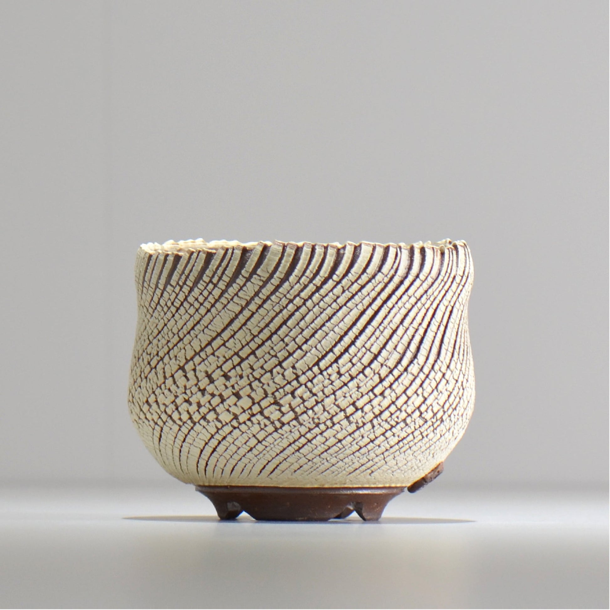 陶房Kibi / シュレッド/tksh_03_s  / 約 φ10.2cm / 植木鉢