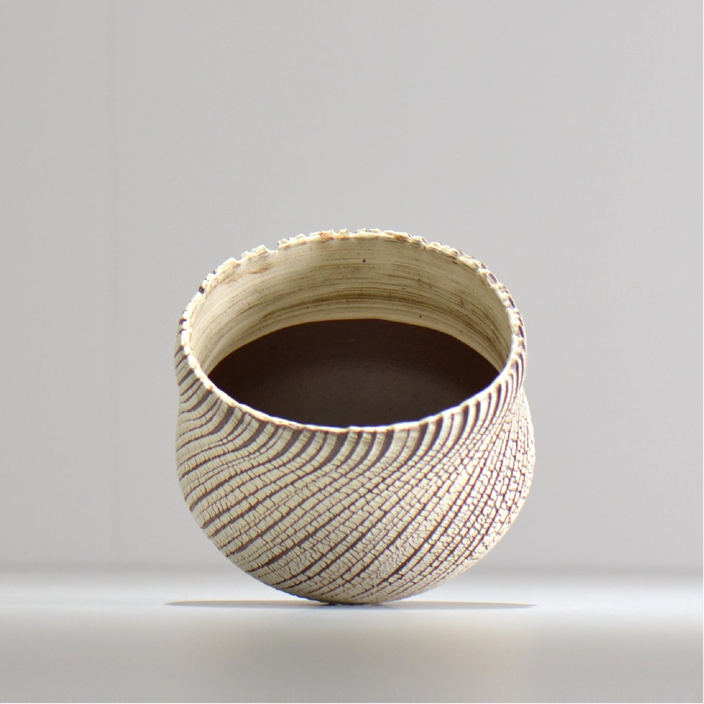 陶房Kibi / シュレッド/tksh_03_s  / 約 φ10.2cm / 植木鉢