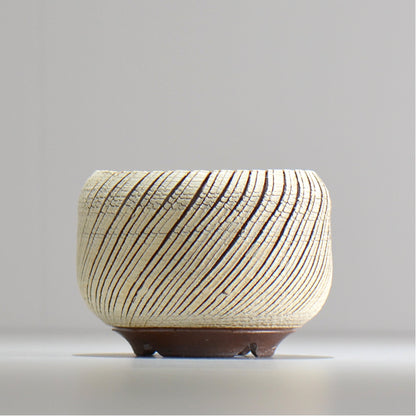 陶房Kibi / シュレッド/tksh_04_s  / 約 φ10cm / 植木鉢