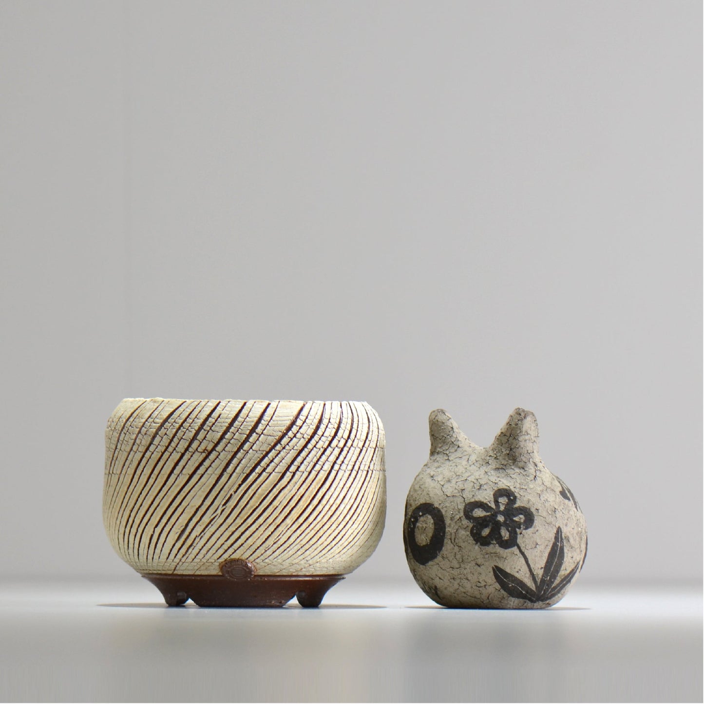 陶房Kibi / シュレッド/tksh_04_s  / 約 φ10cm / 植木鉢