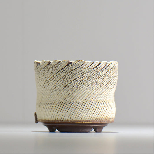 陶房Kibi / シュレッド/tksh_05_s  / 約 φ10cm / 植木鉢