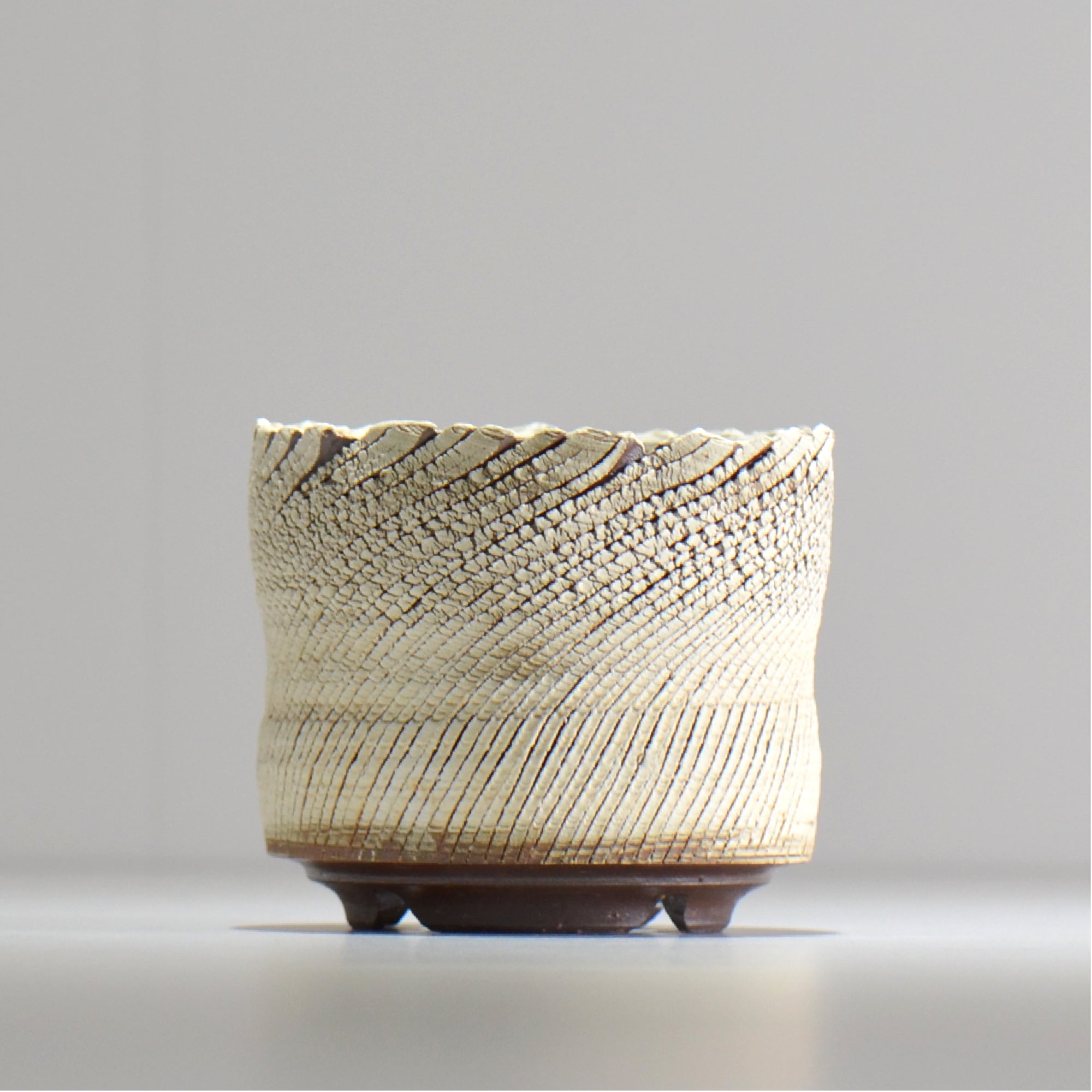 陶房Kibi / シュレッド/tksh_05_s  / 約 φ10cm / 植木鉢