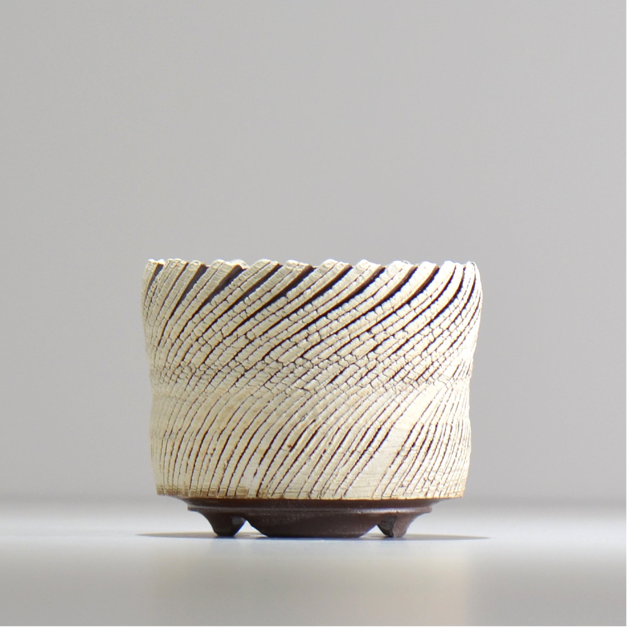 陶房Kibi / シュレッド/tksh_07_s  / 約 φ9.8cm / 植木鉢