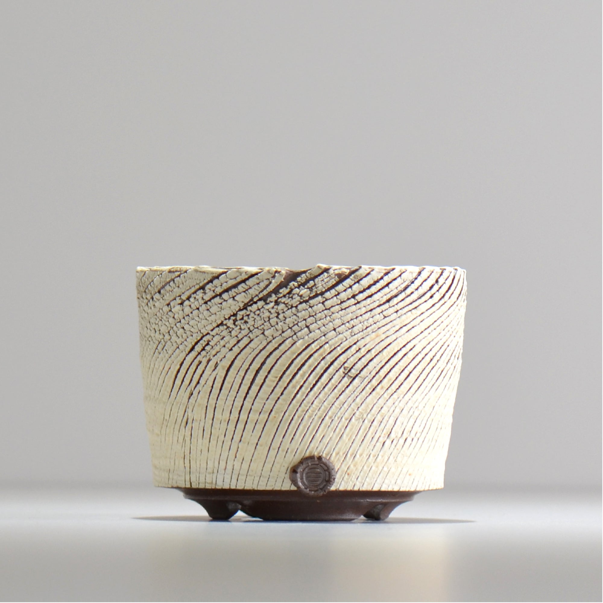 陶房Kibi / シュレッド/tksh_08_s  / 約 φ10.7cm / 植木鉢