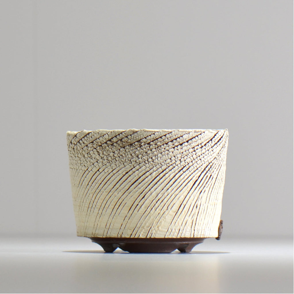陶房Kibi / シュレッド/tksh_08_s  / 約 φ10.7cm / 植木鉢