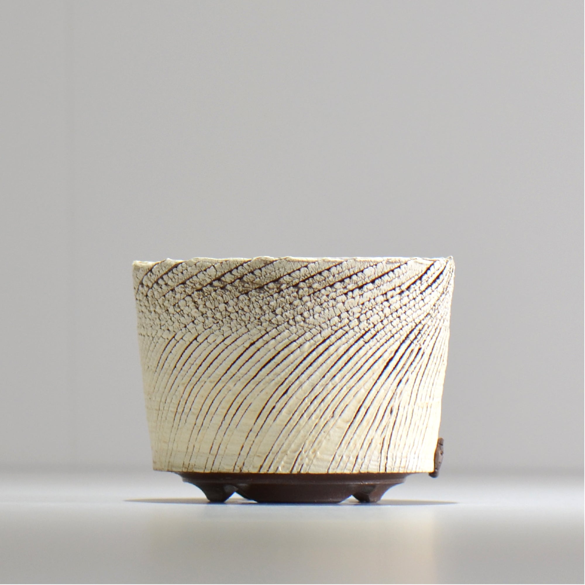 陶房Kibi / シュレッド/tksh_08_s  / 約 φ10.7cm / 植木鉢