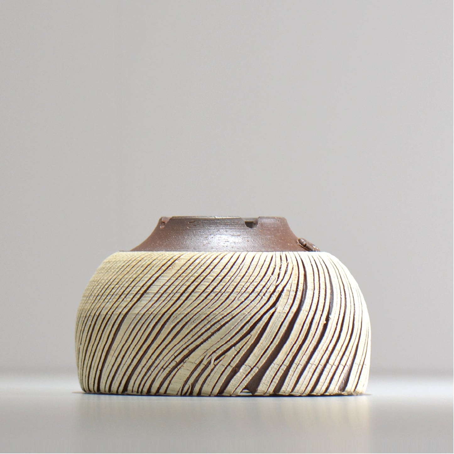 陶房Kibi / シュレッド/tksh_09_l  / 約 φ15.2cm / 植木鉢