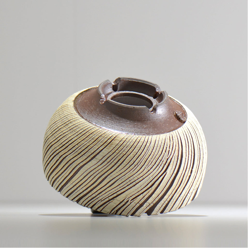 陶房Kibi / シュレッド/tksh_09_l  / 約 φ15.2cm / 植木鉢
