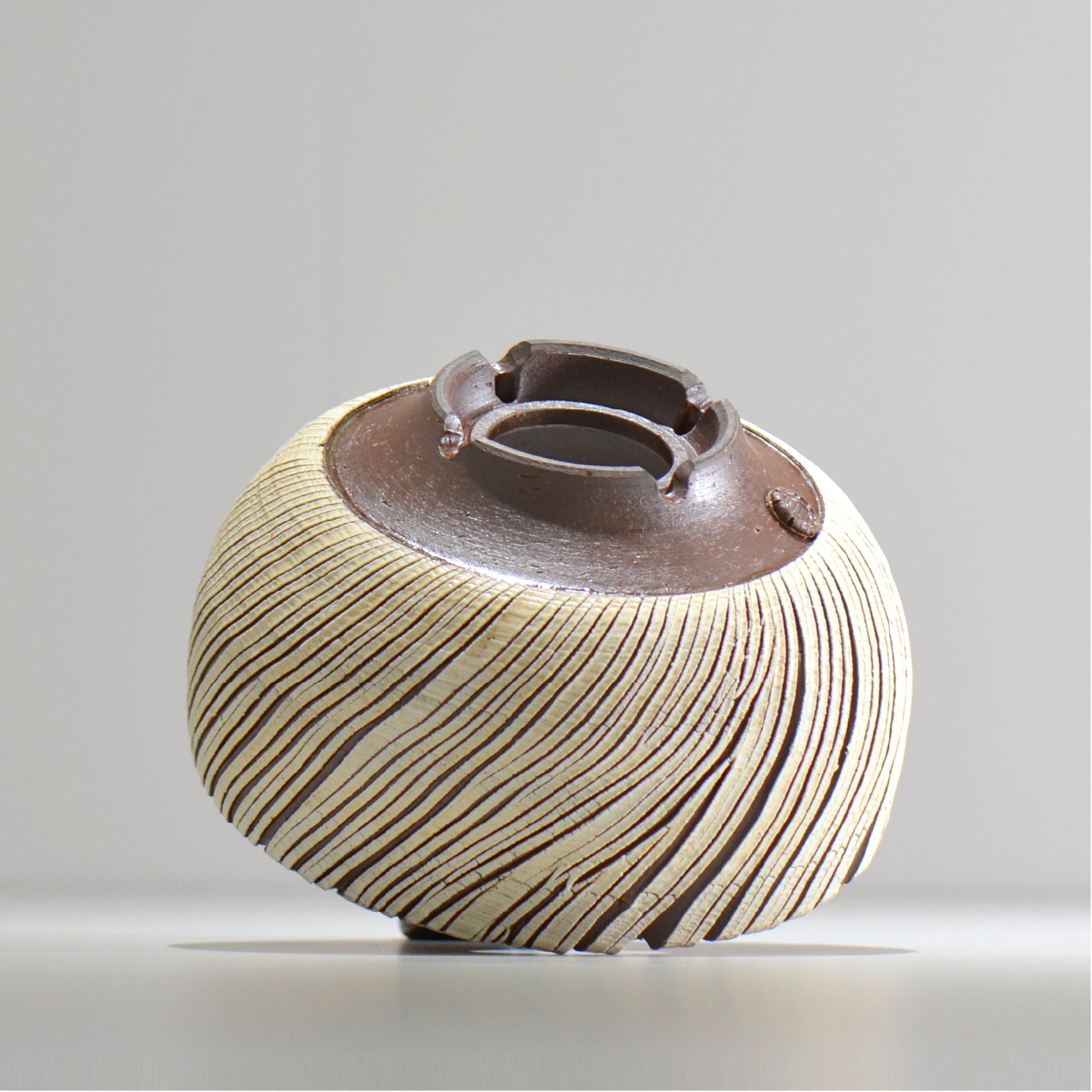 陶房Kibi / シュレッド/tksh_09_l  / 約 φ15.2cm / 植木鉢